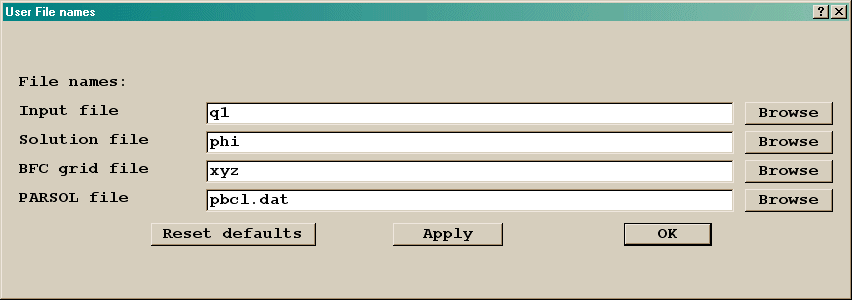 IMAGE: User file names dialog