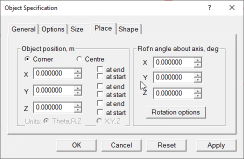 Image: Object 'Place' Page - Polar with polar geometry