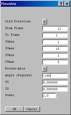 The Revolve menu set for this case